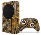 WraptorSkinz Skin Wrap compatible with the 2020 XBOX Series S Console and Controller WraptorCamo Grassy Marsh Camo Orange (XBOX NOT INCLUDED)