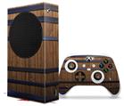 WraptorSkinz Skin Wrap compatible with the 2020 XBOX Series S Console and Controller Wooden Barrel (XBOX NOT INCLUDED)