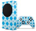 WraptorSkinz Skin Wrap compatible with the 2020 XBOX Series S Console and Controller Boxed Neon Blue (XBOX NOT INCLUDED)