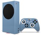 WraptorSkinz Skin Wrap compatible with the 2020 XBOX Series S Console and Controller Solids Collection Blue Dusk (XBOX NOT INCLUDED)