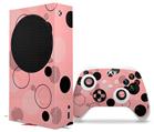 WraptorSkinz Skin Wrap compatible with the 2020 XBOX Series S Console and Controller Lots of Dots Pink on Pink (XBOX NOT INCLUDED)