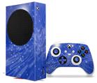 WraptorSkinz Skin Wrap compatible with the 2020 XBOX Series S Console and Controller Stardust Blue (XBOX NOT INCLUDED)