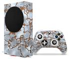 WraptorSkinz Skin Wrap compatible with the 2020 XBOX Series S Console and Controller Rusted Metal (XBOX NOT INCLUDED)