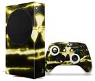 WraptorSkinz Skin Wrap compatible with the 2020 XBOX Series S Console and Controller Radioactive Yellow (XBOX NOT INCLUDED)
