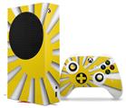 WraptorSkinz Skin Wrap compatible with the 2020 XBOX Series S Console and Controller Rising Sun Japanese Flag Yellow (XBOX NOT INCLUDED)