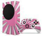 WraptorSkinz Skin Wrap compatible with the 2020 XBOX Series S Console and Controller Rising Sun Japanese Flag Pink (XBOX NOT INCLUDED)