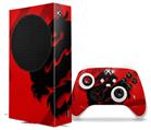 WraptorSkinz Skin Wrap compatible with the 2020 XBOX Series S Console and Controller Oriental Dragon Black on Red (XBOX NOT INCLUDED)