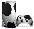 WraptorSkinz Skin Wrap compatible with the 2020 XBOX Series S Console and Controller Soccer Ball (XBOX NOT INCLUDED)