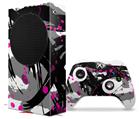 WraptorSkinz Skin Wrap compatible with the 2020 XBOX Series S Console and Controller Abstract 02 Pink (XBOX NOT INCLUDED)