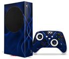 WraptorSkinz Skin Wrap compatible with the 2020 XBOX Series S Console and Controller Abstract 01 Blue (XBOX NOT INCLUDED)