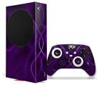 WraptorSkinz Skin Wrap compatible with the 2020 XBOX Series S Console and Controller Abstract 01 Purple (XBOX NOT INCLUDED)