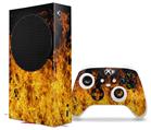 WraptorSkinz Skin Wrap compatible with the 2020 XBOX Series S Console and Controller Open Fire (XBOX NOT INCLUDED)