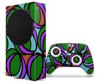 WraptorSkinz Skin Wrap compatible with the 2020 XBOX Series S Console and Controller Crazy Dots 03 (XBOX NOT INCLUDED)