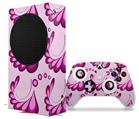 WraptorSkinz Skin Wrap compatible with the 2020 XBOX Series S Console and Controller Petals Pink (XBOX NOT INCLUDED)