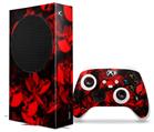 WraptorSkinz Skin Wrap compatible with the 2020 XBOX Series S Console and Controller Skulls Confetti Red (XBOX NOT INCLUDED)