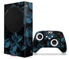 WraptorSkinz Skin Wrap compatible with the 2020 XBOX Series S Console and Controller Skulls Confetti Blue (XBOX NOT INCLUDED)