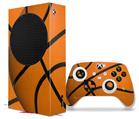WraptorSkinz Skin Wrap compatible with the 2020 XBOX Series S Console and Controller Basketball (XBOX NOT INCLUDED)
