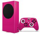 WraptorSkinz Skin Wrap compatible with the 2020 XBOX Series S Console and Controller Solids Collection Fushia (XBOX NOT INCLUDED)
