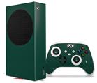 WraptorSkinz Skin Wrap compatible with the 2020 XBOX Series S Console and Controller Solids Collection Hunter Green (XBOX NOT INCLUDED)
