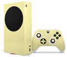 WraptorSkinz Skin Wrap compatible with the 2020 XBOX Series S Console and Controller Solids Collection Yellow Sunshine (XBOX NOT INCLUDED)