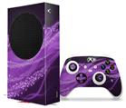 WraptorSkinz Skin Wrap compatible with the 2020 XBOX Series S Console and Controller Mystic Vortex Purple (XBOX NOT INCLUDED)