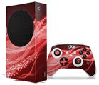 WraptorSkinz Skin Wrap compatible with the 2020 XBOX Series S Console and Controller Mystic Vortex Red (XBOX NOT INCLUDED)