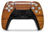 WraptorSkinz Skin Wrap compatible with the Sony PS5 DualSense Controller Wood Grain - Oak 01 (CONTROLLER NOT INCLUDED)