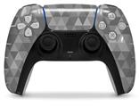 WraptorSkinz Skin Wrap compatible with the Sony PS5 DualSense Controller Triangle Mosaic Gray (CONTROLLER NOT INCLUDED)