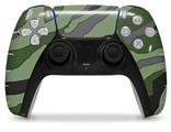WraptorSkinz Skin Wrap compatible with the Sony PS5 DualSense Controller Camouflage Green (CONTROLLER NOT INCLUDED)