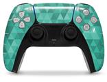 WraptorSkinz Skin Wrap compatible with the Sony PS5 DualSense Controller Triangle Mosaic Seafoam Green (CONTROLLER NOT INCLUDED)