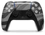 WraptorSkinz Skin Wrap compatible with the Sony PS5 DualSense Controller Camouflage Gray (CONTROLLER NOT INCLUDED)