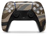 WraptorSkinz Skin Wrap compatible with the Sony PS5 DualSense Controller Camouflage Brown (CONTROLLER NOT INCLUDED)