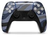 WraptorSkinz Skin Wrap compatible with the Sony PS5 DualSense Controller Camouflage Blue (CONTROLLER NOT INCLUDED)