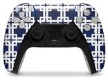 WraptorSkinz Skin Wrap compatible with the Sony PS5 DualSense Controller Boxed Navy Blue (CONTROLLER NOT INCLUDED)