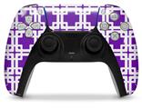 WraptorSkinz Skin Wrap compatible with the Sony PS5 DualSense Controller Boxed Purple (CONTROLLER NOT INCLUDED)