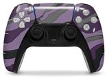 WraptorSkinz Skin Wrap compatible with the Sony PS5 DualSense Controller Camouflage Purple (CONTROLLER NOT INCLUDED)