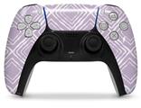 WraptorSkinz Skin Wrap compatible with the Sony PS5 DualSense Controller Wavey Lavender (CONTROLLER NOT INCLUDED)
