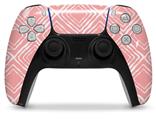 WraptorSkinz Skin Wrap compatible with the Sony PS5 DualSense Controller Wavey Pink (CONTROLLER NOT INCLUDED)