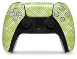 WraptorSkinz Skin Wrap compatible with the Sony PS5 DualSense Controller Wavey Sage Green (CONTROLLER NOT INCLUDED)
