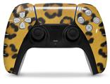 WraptorSkinz Skin Wrap compatible with the Sony PS5 DualSense Controller Leopard Skin (CONTROLLER NOT INCLUDED)