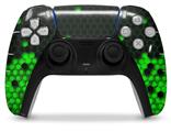 WraptorSkinz Skin Wrap compatible with the Sony PS5 DualSense Controller HEX Green (CONTROLLER NOT INCLUDED)