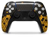 WraptorSkinz Skin Wrap compatible with the Sony PS5 DualSense Controller HEX Yellow (CONTROLLER NOT INCLUDED)