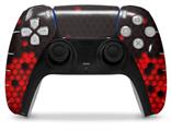 WraptorSkinz Skin Wrap compatible with the Sony PS5 DualSense Controller HEX Red (CONTROLLER NOT INCLUDED)