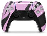 WraptorSkinz Skin Wrap compatible with the Sony PS5 DualSense Controller Zebra Skin Pink (CONTROLLER NOT INCLUDED)