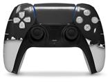 WraptorSkinz Skin Wrap compatible with the Sony PS5 DualSense Controller Ripped Colors Black Gray (CONTROLLER NOT INCLUDED)