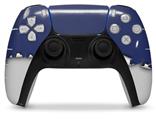 WraptorSkinz Skin Wrap compatible with the Sony PS5 DualSense Controller Ripped Colors Blue Gray (CONTROLLER NOT INCLUDED)