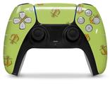 WraptorSkinz Skin Wrap compatible with the Sony PS5 DualSense Controller Anchors Away Sage Green (CONTROLLER NOT INCLUDED)