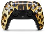 WraptorSkinz Skin Wrap compatible with the Sony PS5 DualSense Controller Fractal Fur Leopard (CONTROLLER NOT INCLUDED)
