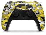 WraptorSkinz Skin Wrap compatible with the Sony PS5 DualSense Controller WraptorCamo Digital Camo Yellow (CONTROLLER NOT INCLUDED)