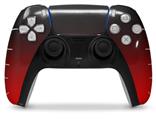 WraptorSkinz Skin Wrap compatible with the Sony PS5 DualSense Controller Smooth Fades Red Black (CONTROLLER NOT INCLUDED)